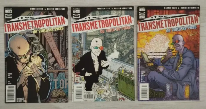 HQ Quadrinhos Transmetropolitan (completo em 3 edições)