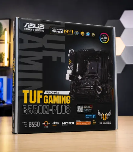 Placa Mãe Asus TUF Gaming B550-PLUS Wifi AM4 DDR4