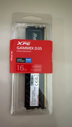 Memória RAM XPG Gammix D35, 16GB, 3200MHz, DDR4, CL16, Preto - AX4U320016G16A-SBKD35