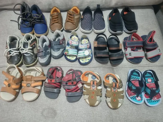 13 sapatos bebê menino