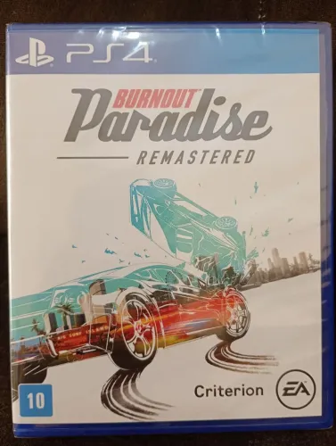 Jogo original Burnout Paradise Remastered Playstation 4 (PS4) lacrado de fábrica