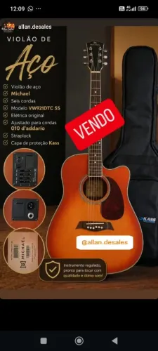 Violão de aço 6 cordas