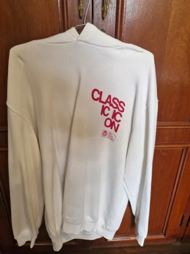 Moletom branco masculino - Tamanho G
