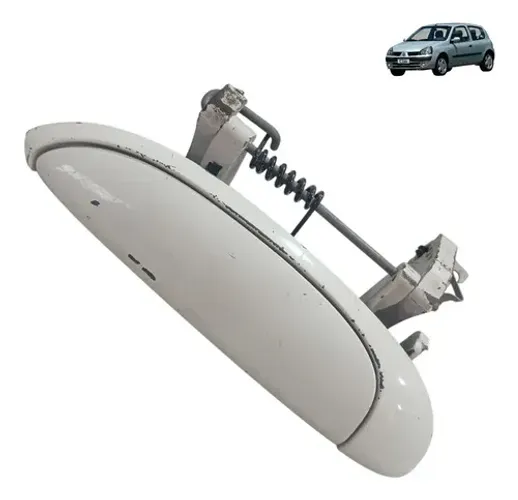 Macaneta Renault Scenic Megane Externa Esquerda 1997 2014 Branco Dianteira/traseira