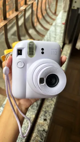 POLAROID Fujifilm Instax Mini 12 Lilac Purple - NOVA, nunca usada ?