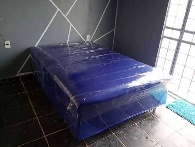 Cama Box Casal De Molas Bem Confortavel