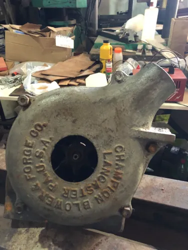 Ventoinha para forja (marca Champion Blower e forged - Bauru)