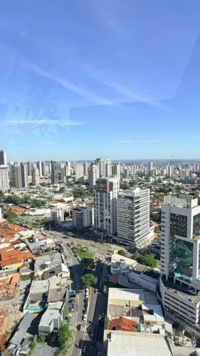Apartamento mobiliado para alugar no Setor Marista, 84 m², 2 quartos (1 suíte), vista livr