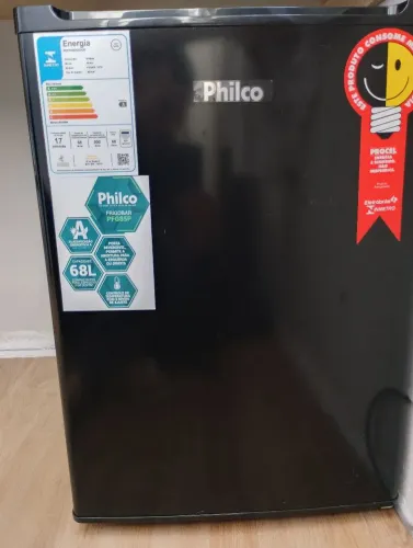 FRIGOBAR PHILCO (127V) PRETO CLASSE: A