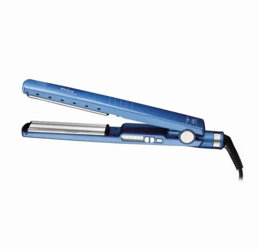 Chapinha | Prancha Philco Ultra Titanium 230ºC com Emissão de Íons Azul - Bivolt
