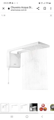 Chuveiro Acqua Storm 127V Lorenzetti