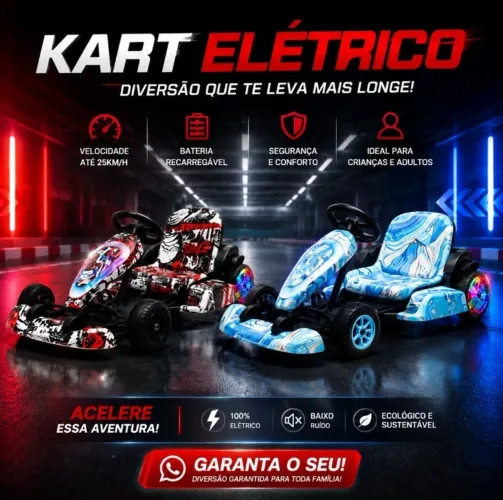 KART ELÉTRICO INFANTIL 