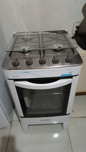 Fogão esmaltec 4 bocas gás natural (encanado).