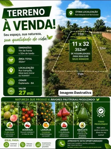 Terreno em esplanada