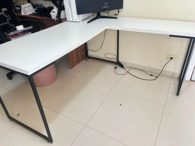 Mesa MDF em L - 150x120