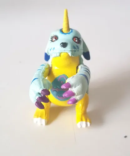 Digimon- Gabumon boneco de1999-com 6 cm