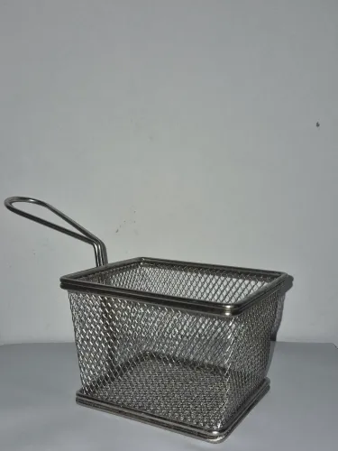 Mini Cesta de Inox para Fritura 12x9,5