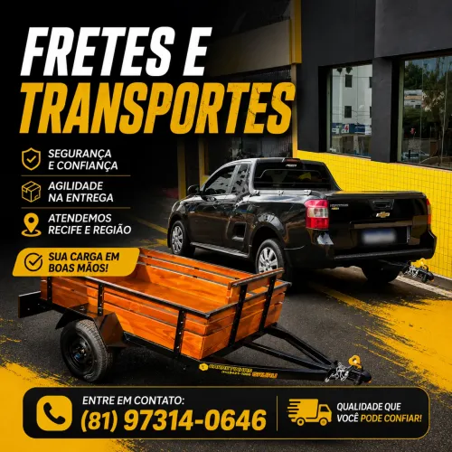 Fretes, transportes e mudanças