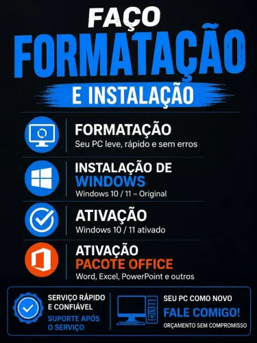 Formatação de PC | Instalação e Ativação do Windows + Office