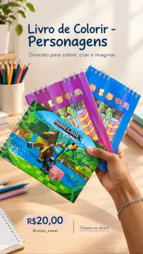 Livro de Colorir Personagens