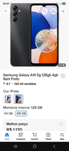 Samsung galaxy A14 exinos 5G