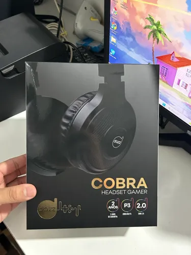 Fone Gamer Modelo Cobra Som 2.0 + Adaptador 