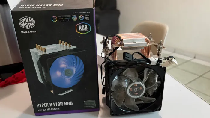 Cooler Master Hyper H410R RGB 4 Heatpipes com Caixa