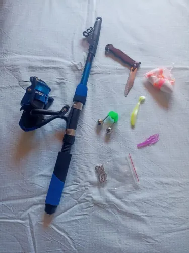 Kit molinete de pescaria