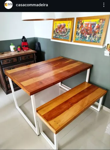 Mesa com Banco