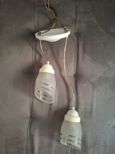 Luminária Pendente em Vidro Dupla