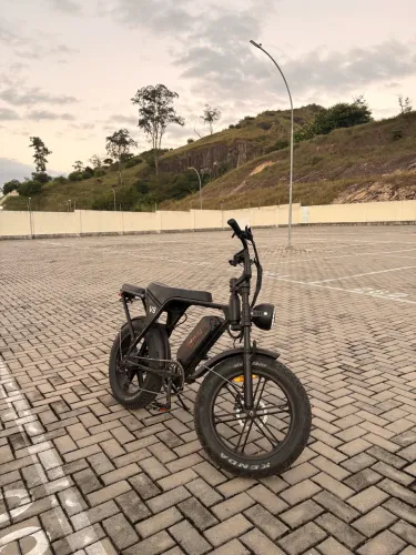 Bicicleta elétrica V8 1000W desbloqueada