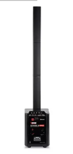 Caixa de Som Novik Stage 8 - 400W RMS, Bluetooth, Bateria 5h, Potência e Clareza, torre<br>