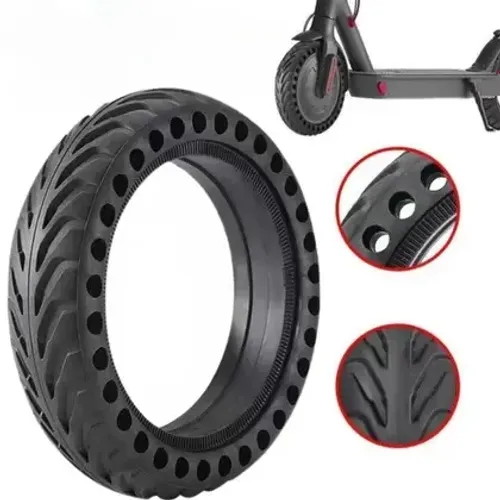Pneu Maciço de 21cm para Patinete Elétrico 8.5 Sem Furações Pronta Entrega