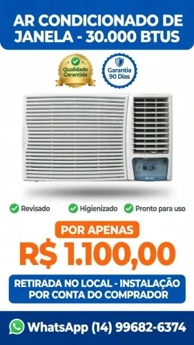 AR CONDICIONADO 30000 BTUS
