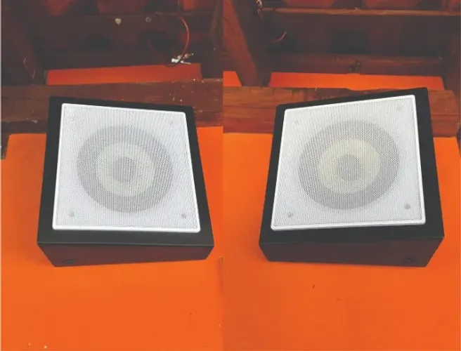 JBL CI6S (Par) + Caixas MDF Personalizadas + Suportes de Parede | Home Theater Surround
