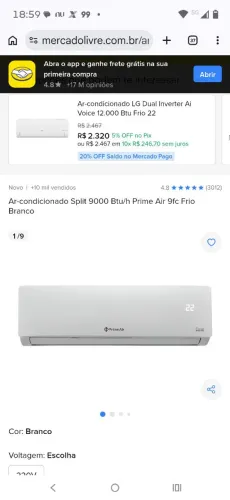 Evaporadora Midea