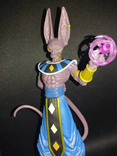 Figura Dragon Ball Bills, action figure, Beerus, Deus da Destruição, 30cm