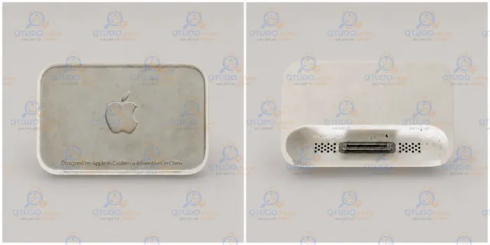 base Dock original Apple com conector de 30 pinos, compatível com iPhones e iPods antigos.