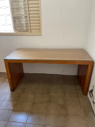 Lote com 3 Mesas Madeira Teca Maciça