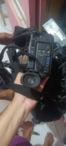 Filmadora antiga parada