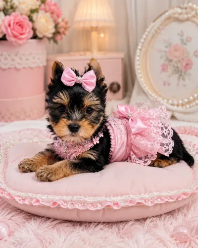 Sua princesinha filhote de yorkshire mini 