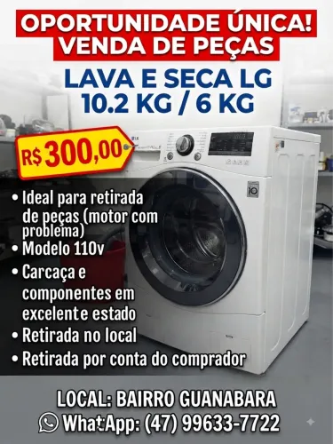 Lava e Seca para peças . Estragada