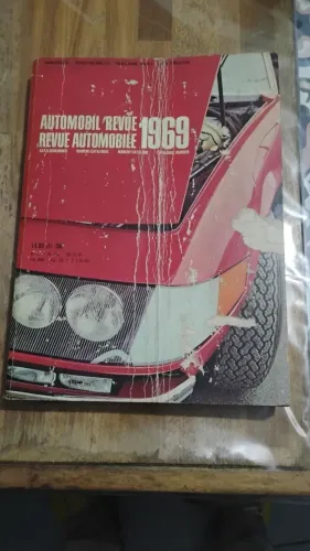 Raro livro do salão de Genebra 1969 Automobil Revue