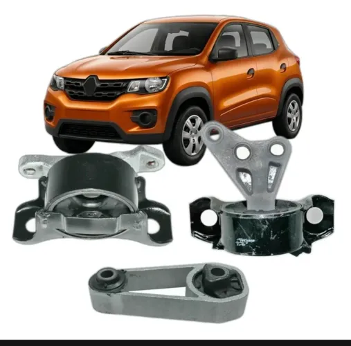 Kit coxim do motor e caixa Kwid 2017 a 2022