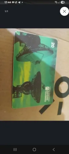 Cartão telefonico 