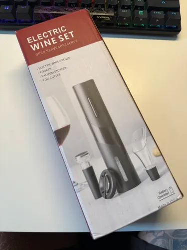 Abridor elétrico de vinho 