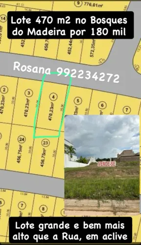 Lote Bosques do Madeira, Grande e Alto, Porto Velho - RO