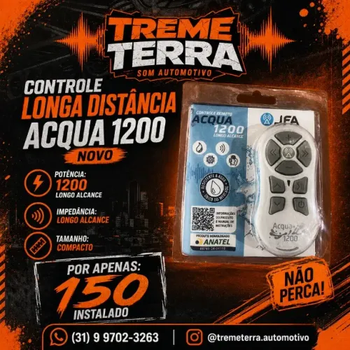 Controle Remoto Acqua 1200 Longo Alcance