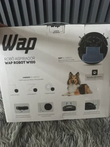 Robô Aspirador WAP W100 Completo na Caixa
