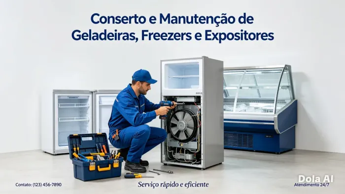 Geladeira e freezer domicílio 